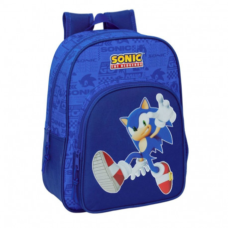 Kooliseljakott Sonic Sinine 26 x 34 x 11 cm