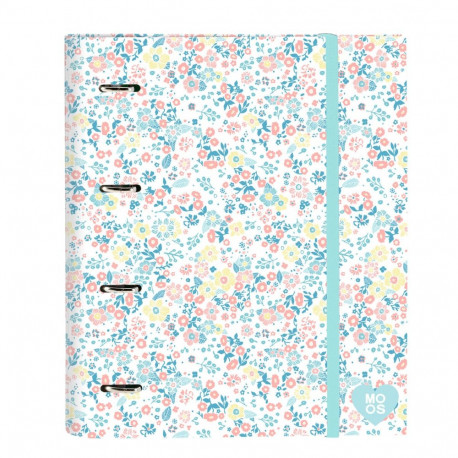 Ring binder Moos Fiori Multicolour 27 x 32 x 3.5 cm