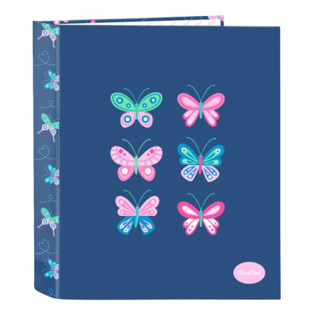 Ring binder BlackFit8 Mariposas Multicolour A4 27 x 33 x 6 cm