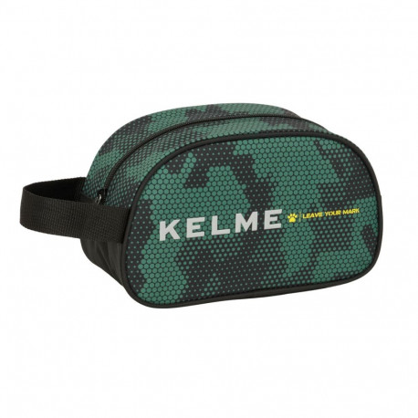 Travel Vanity Case Kelme Camo Black Green 26 x 15 x 12 cm