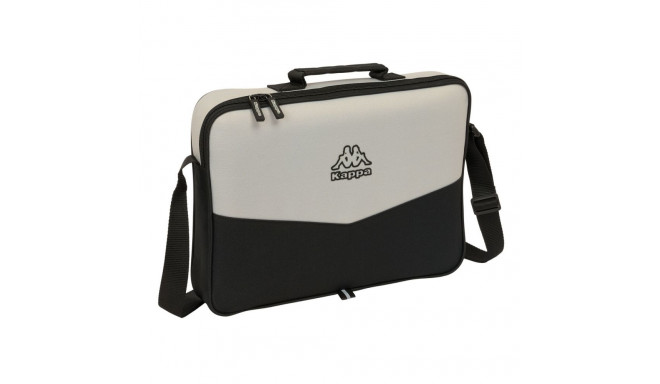 Kooliseljakott Kappa Grey Must Hall 38 x 28 x 6 cm