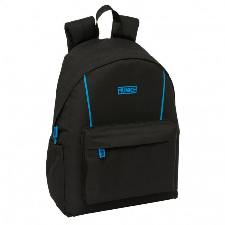 School Bag Munich Road Blue Black 31 x 43 x 13 cm