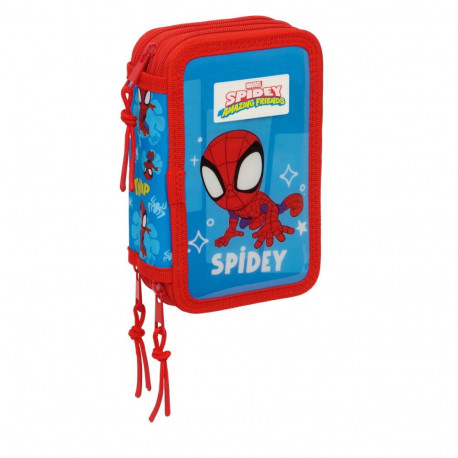 Holdall Spider-Man Blue Red 12,5 x 19,5 x 5,5 cm 37 Pieces