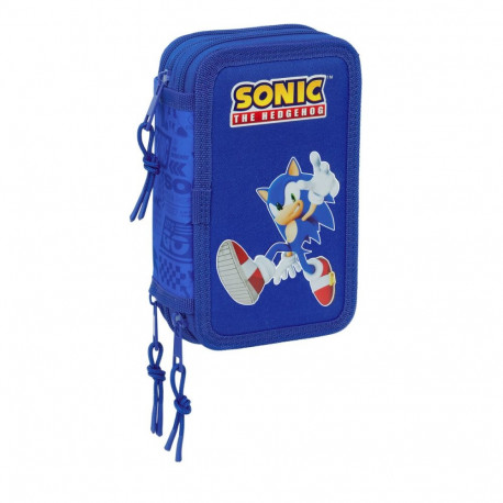 Holdall Sonic Blue 12,5 x 19,5 x 5,5 cm 37 Pieces