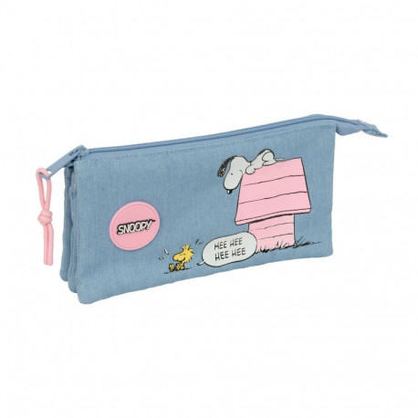 Holdall Snoopy Denim 22 x 12 x 3 cm