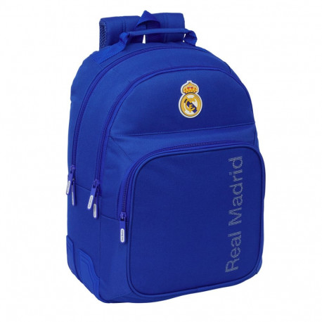 School Bag Real Madrid C.F. Blue 32 x 42 x 15 cm