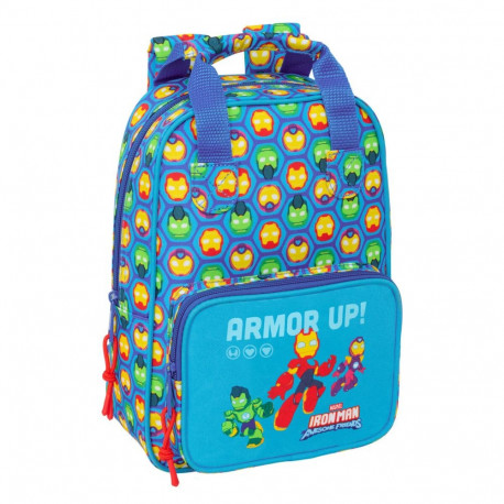 Kooliseljakott Iron Man Mitmevärviline 20 x 28 x 8 cm