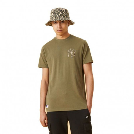 Lühikeste varrukatega T-särk, meeste New Era MLB New York Yankees M Khakiroheline