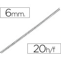 Metal spiral Q-Connect Yosan Black