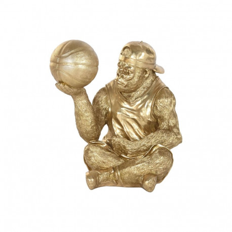Decorative Figure Home ESPRIT Golden Gorilla 54 X 46 X 60,5 CM