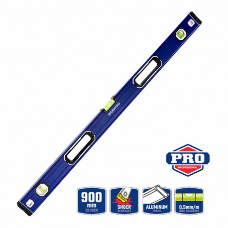 Spirit Level Workpro Aluminium 90 cm