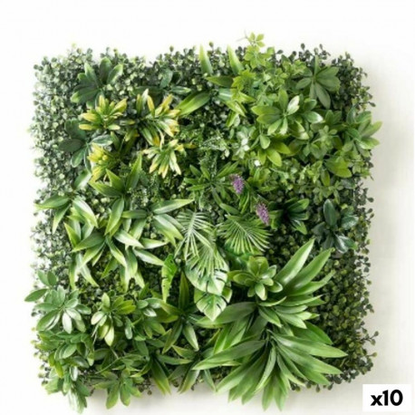 Vertical Garden Ibergarden Yellow Green Purple Plastic Sheets 50 x 50 cm (10 Units)