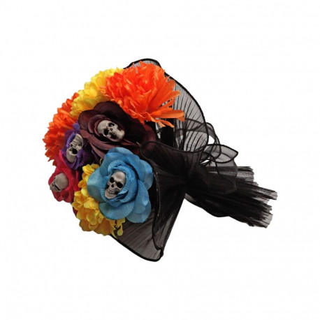 Halloweeni Kaunistused 22 x 22 x 25 cm Valge Punane Mehhiklanna Pealuud Surnutepüha