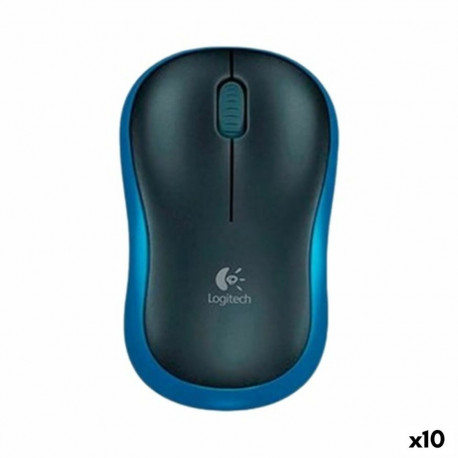 Juhtmevaba Hiir Logitech M185 Sinine 1000 dpi (10 Ühikut)