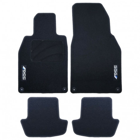 Auto põrandamattide komplekt OCC Motorsport OCCPS0014LOG Must Porsche 911 992 Samet 5 Tükid