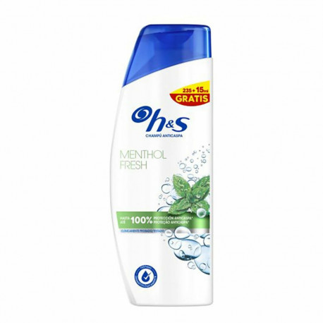 Šampoon H&S menthol fresh 250 ml Mentool Kõõmavastane vahend