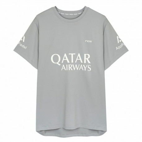 Lühikeste varrukatega T-särk, meeste Nox Sponsorts AT10 Hall Helehall - XS