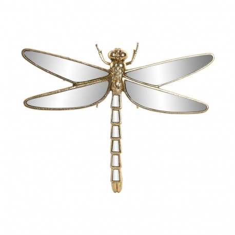 Seinakaunistus Home ESPRIT Kuldne Kaasaegne Rähn 25 X 4 X 31,5 CM