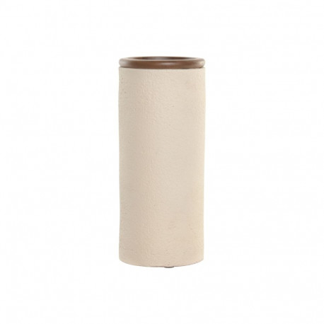 Vaas Home ESPRIT Pruun Beež Terrakota Mangopuit 16 x 16 x 40 cm