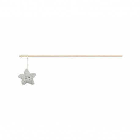 Cat toy Trixie Beige Grey Polyester Wood Star