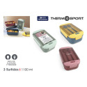 Lunch box ThermoSport Rectangular 1,1 L (12 Units)