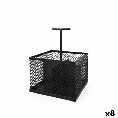 Multi-Purpose Organiser My Bar Black Metal 16 x 16 x 21,5 cm (8 Units)