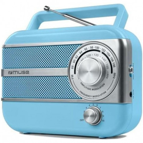 Raadio Muse M056AG Sinine AM/FM Retro