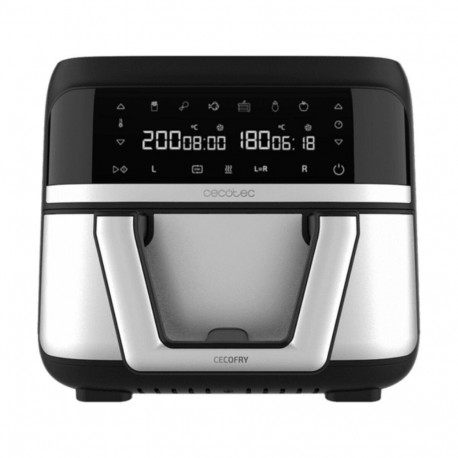 Air Fryer Cecotec Dual 9000 9L 2850W Black with PerfectCook Technology