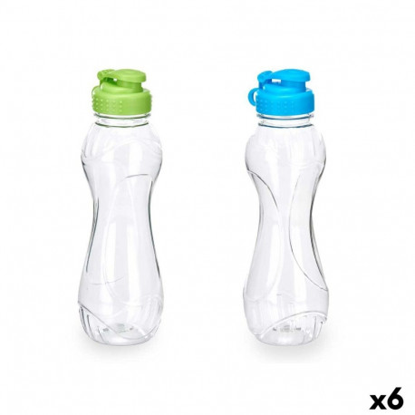 Veepudel Leknes Sinine Roheline polüpropüleen Polüetüleentereftalaat (PET) 600 ml (6 Ühikut)