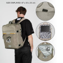Multipurpose Backpack Mickey Mouse Khaki Cabin
