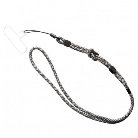 Mobile Phone Lanyard Muvit for Change Black White