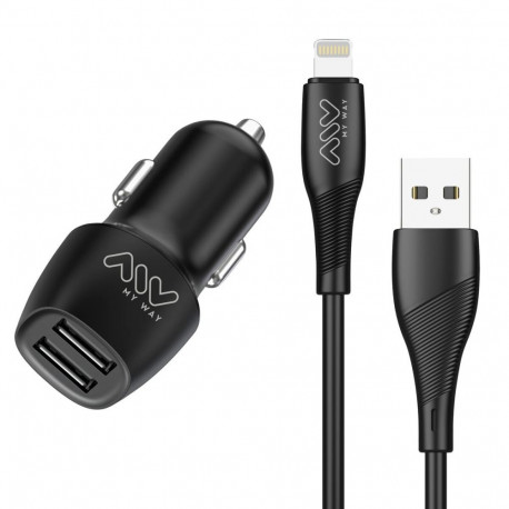 Car Charger Myway Black