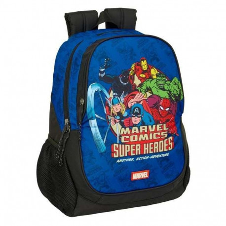 Kooliseljakott The Avengers Sinine Must 32 x 44 x 16 cm
