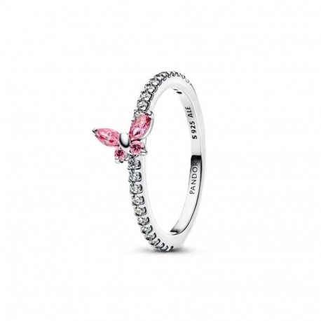Ladies' Ring Pandora 194269C02-50 Silver Pink