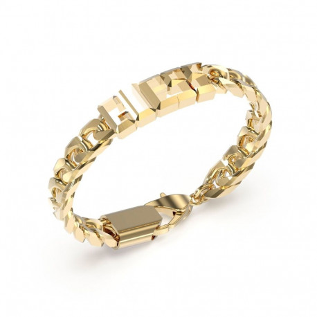 Meeste Käevõru Guess JUXB03205JWYGBKS Metall Kuldne