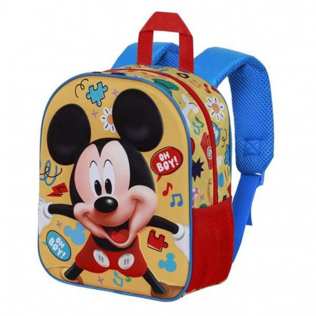 Kooliseljakott Mickey Mouse Kollane 30 x 25 x 10 cm