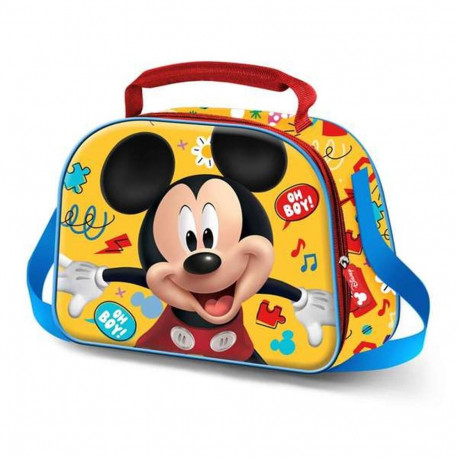snack bag Mickey Mouse Yellow 20 x 26 x 10 cm