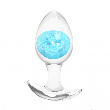 Anal plug NS Novelties Glams Blue (8 cm)