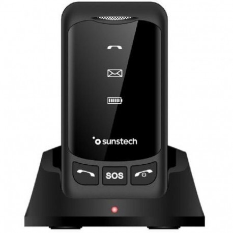 Mobiiltelefon vanematele inimestele Sunstech CELT25BK Must 2,4” QVGA