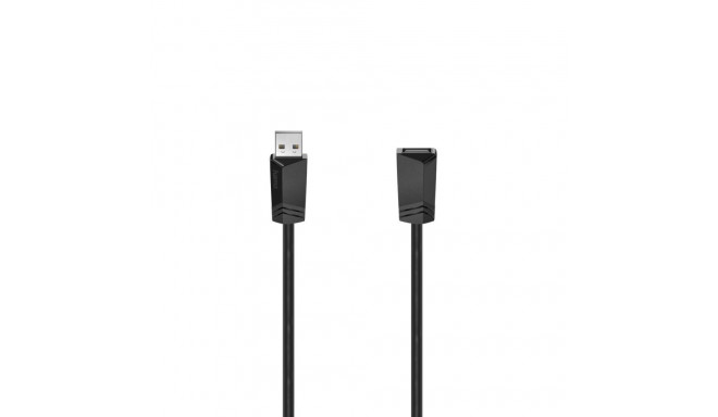 USB Cable Hama 00200620 Black Male Plug/Socket