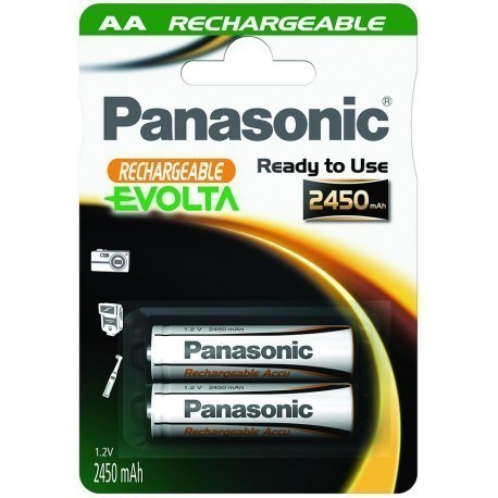 Panasonic Evolta аккумуляторные батарейки AA 2450mAh P-6E/2B