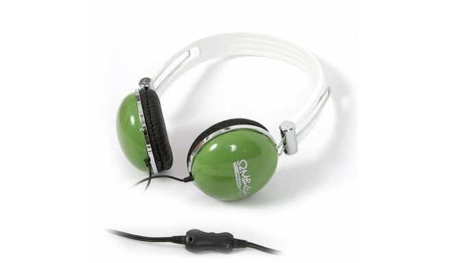 Omega Freestyle kõrvaklapid + mikrofon FH0900, roheline