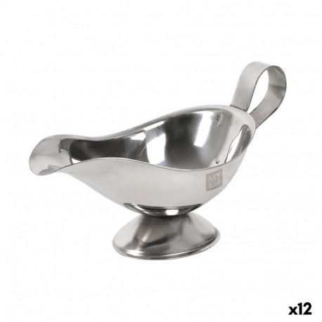 Sauce Boat My Bar Steel 150 ml Silver (12 Units)