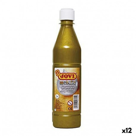 Tempera Jovi SCHOOL Golden 500 ml (12 Units)
