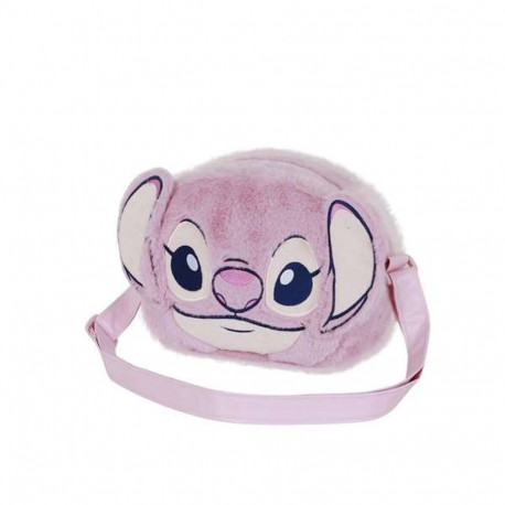 Shoulder Bag Lilo & Stitch Pink 17 x 13 x 7 cm