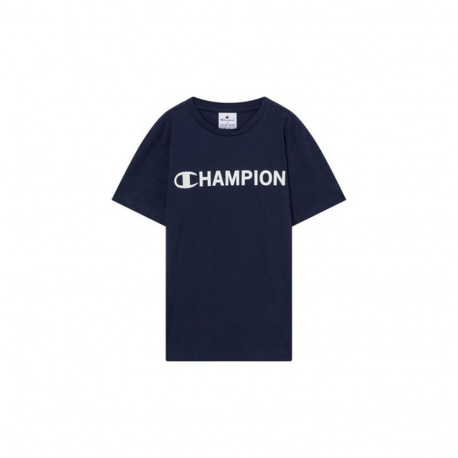Child's Short Sleeve T-Shirt Champion Graphic Shop Navy Blue - 9-10 Years