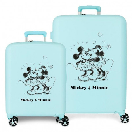 Set of suitcases Disney Mickey & Minnie Multicolour