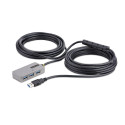 USB-jaotur Startech U01043-USB-EXTENDER Must Hõbedane