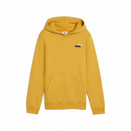 Tüdrukute kapuutsiga dressipluus Puma Essentials 2 Kuldne - 13-14 aastat