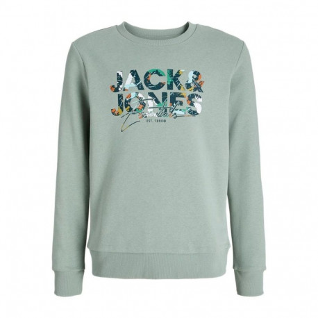 Children’s Sweatshirt without Hood Jack & Jones Jjgeplas Crew Neck Blue